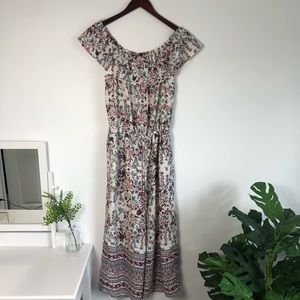 NWOT Boho Floral Jumpsuit